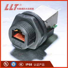 RJ45面板式母針